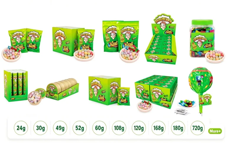 Custom size and weight solutions for candy products