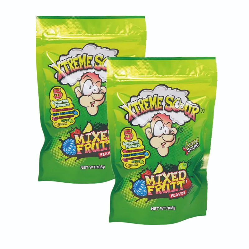 Custom Sour Candy Hard Fruity Flavors, Share Bag Wholesale2