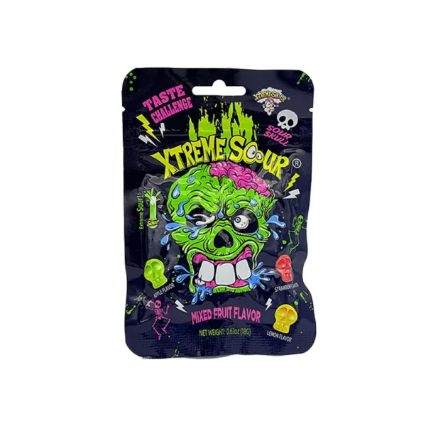 Novelty Bulk Sour Candy Mix Flavors, Skull Shape Sweets Wholesale1