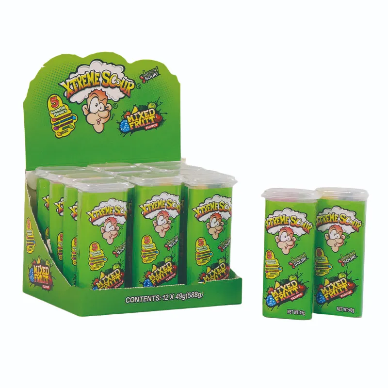 Wholesale Halal Mixed Fruit Sour Candy Bulk for Display Packaging2