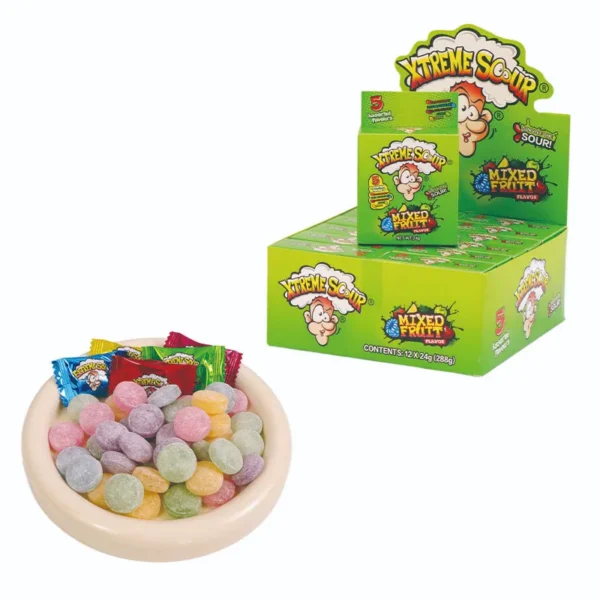 Wholesale Super Sour Candy Bulk, Pack in Retail Display Box1