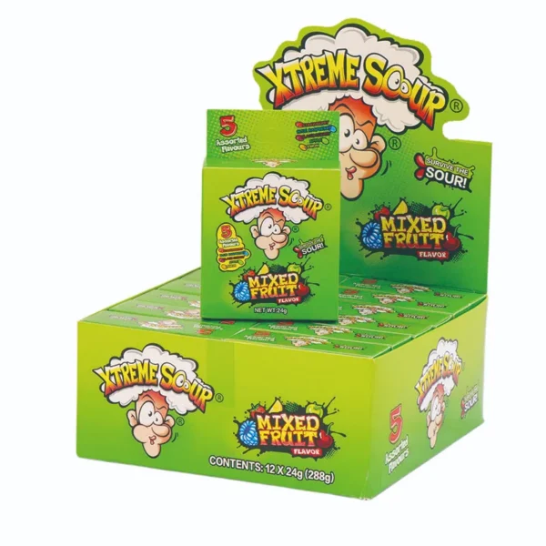 Wholesale Super Sour Candy Bulk, Pack in Retail Display Box6