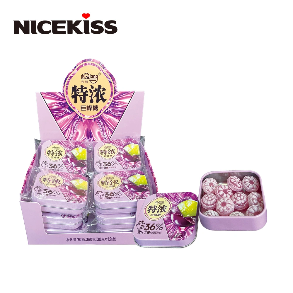 Vente en gros de bonbons aux fruits durs dans des boîtes de poche (6)