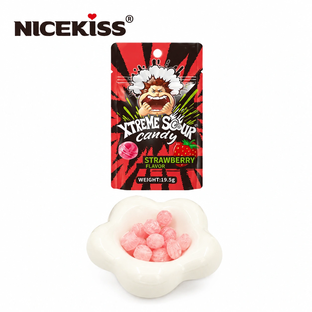 Custom Strawberry Sour Candy 1